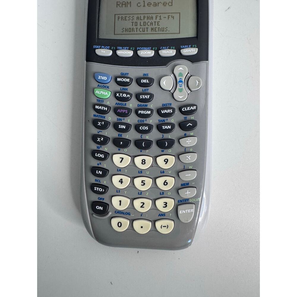 Texas Instruments TI-84 Plus Silver Edition Graphing Calculator - Gray